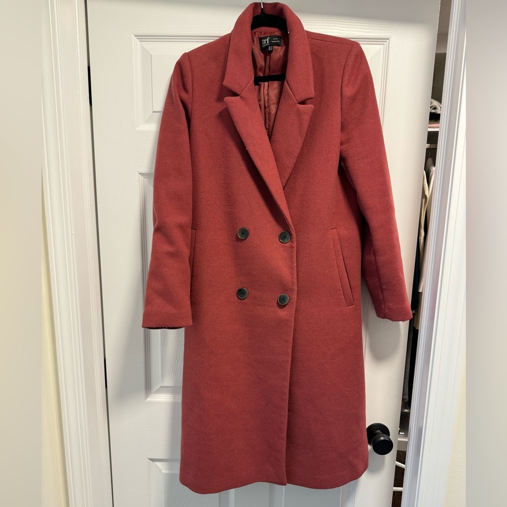 Zara double breasted Peacoat size M